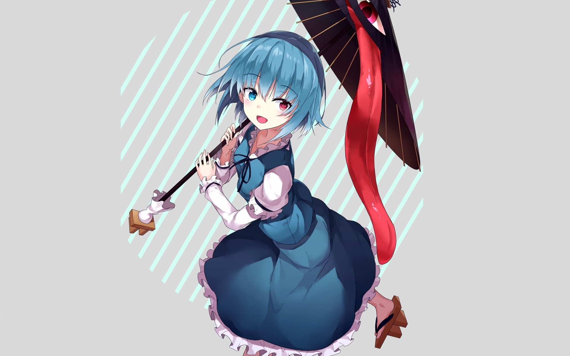 Wallpaper Cute Kogasa Tatara Touhou Umbrella