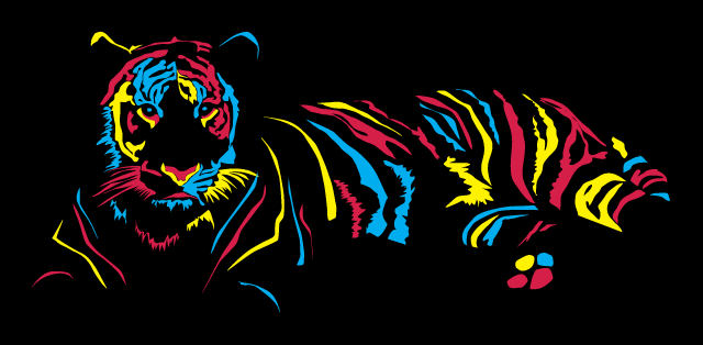 Tiger Myspace Layout Ne Neon Background