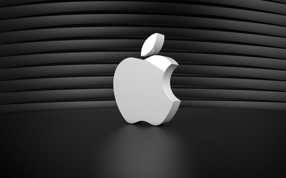 Wallpaper Logo Apple 3d By Leobonilha