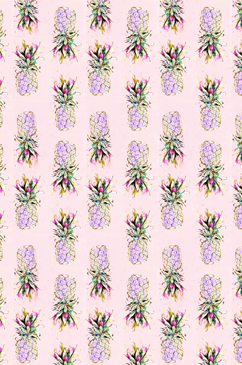 Pineapple Cliche Wallpaper By Jessica Russell Flint At Amabyss