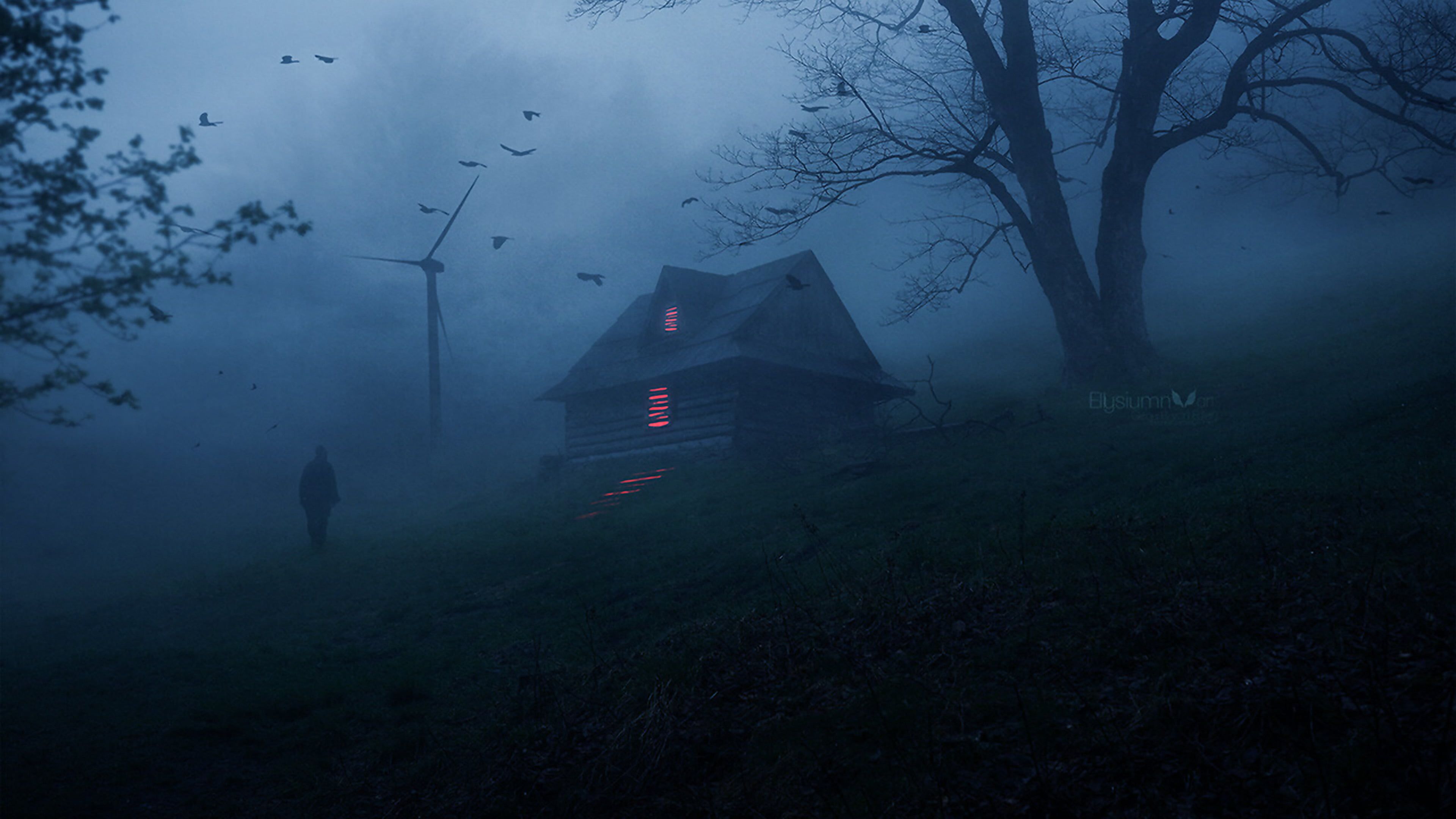 Horror House Terror Ambient Atmosphere Mist Creepy Dark