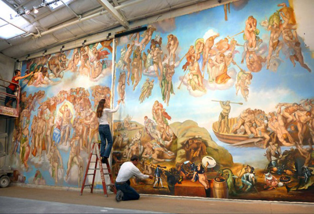 Sistine Chapel Wallpaper Mural Wall Paintings
