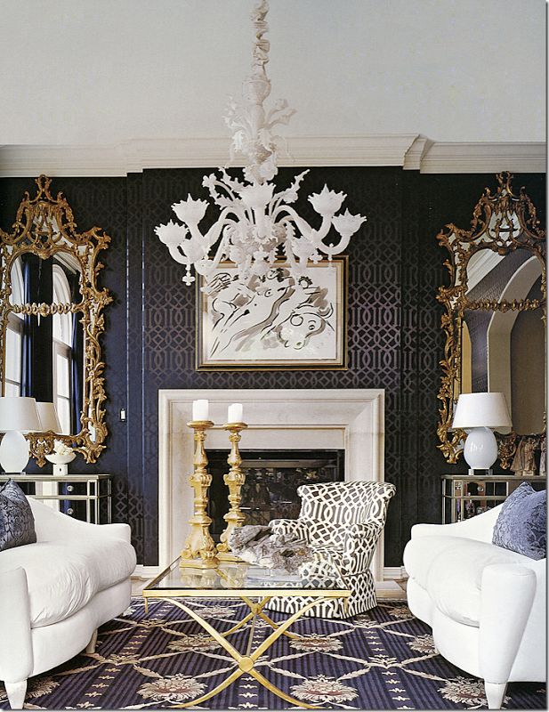Free download Schumachers Imperial Trellis wallpaper in Black available ...