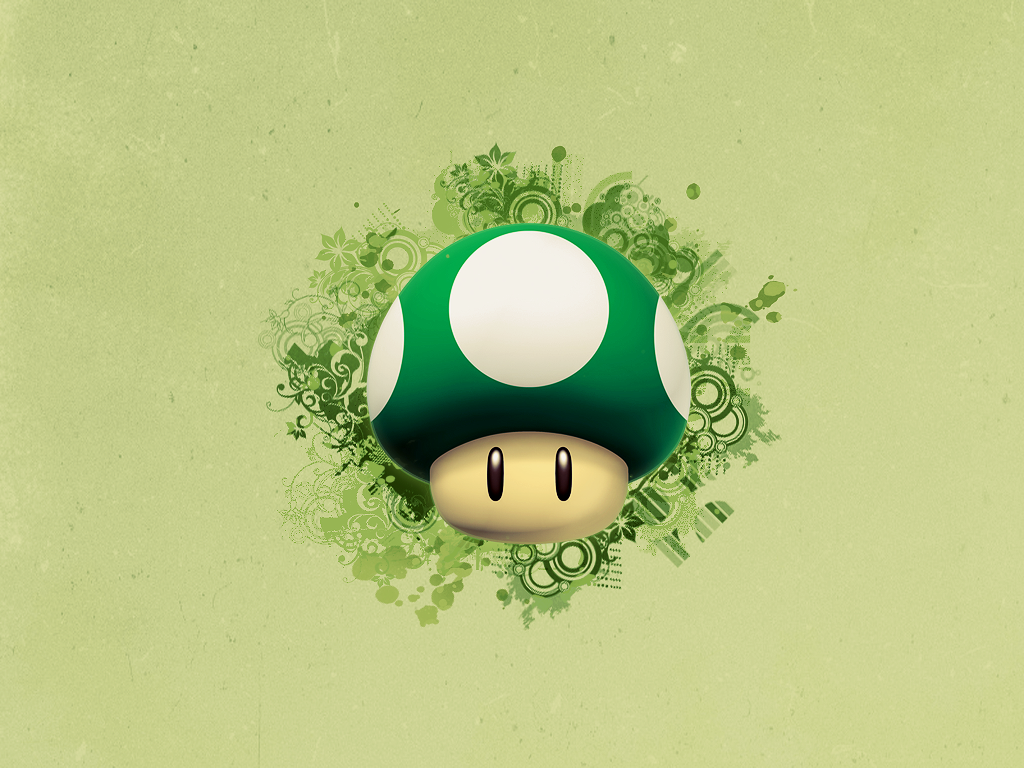 Mario Mushroom Wallpaper HD Background Desktop