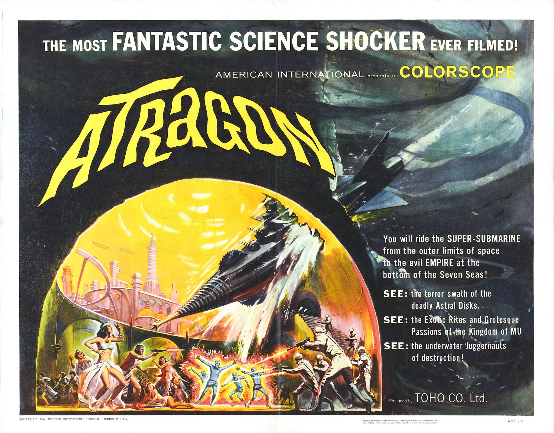 Atragon Sci Fi B Movie Posters