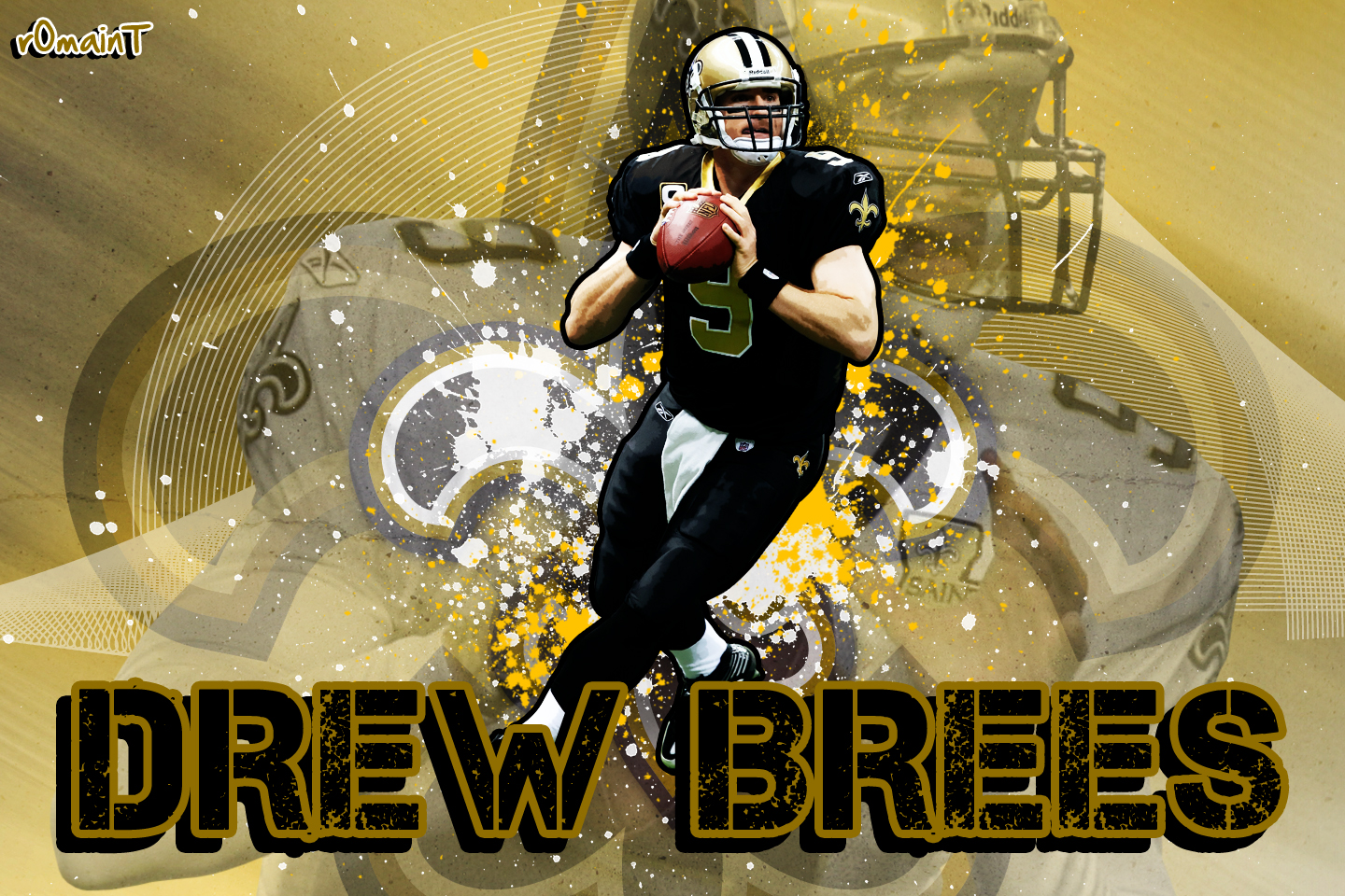 Drew Brees New Orleans Saints Qb