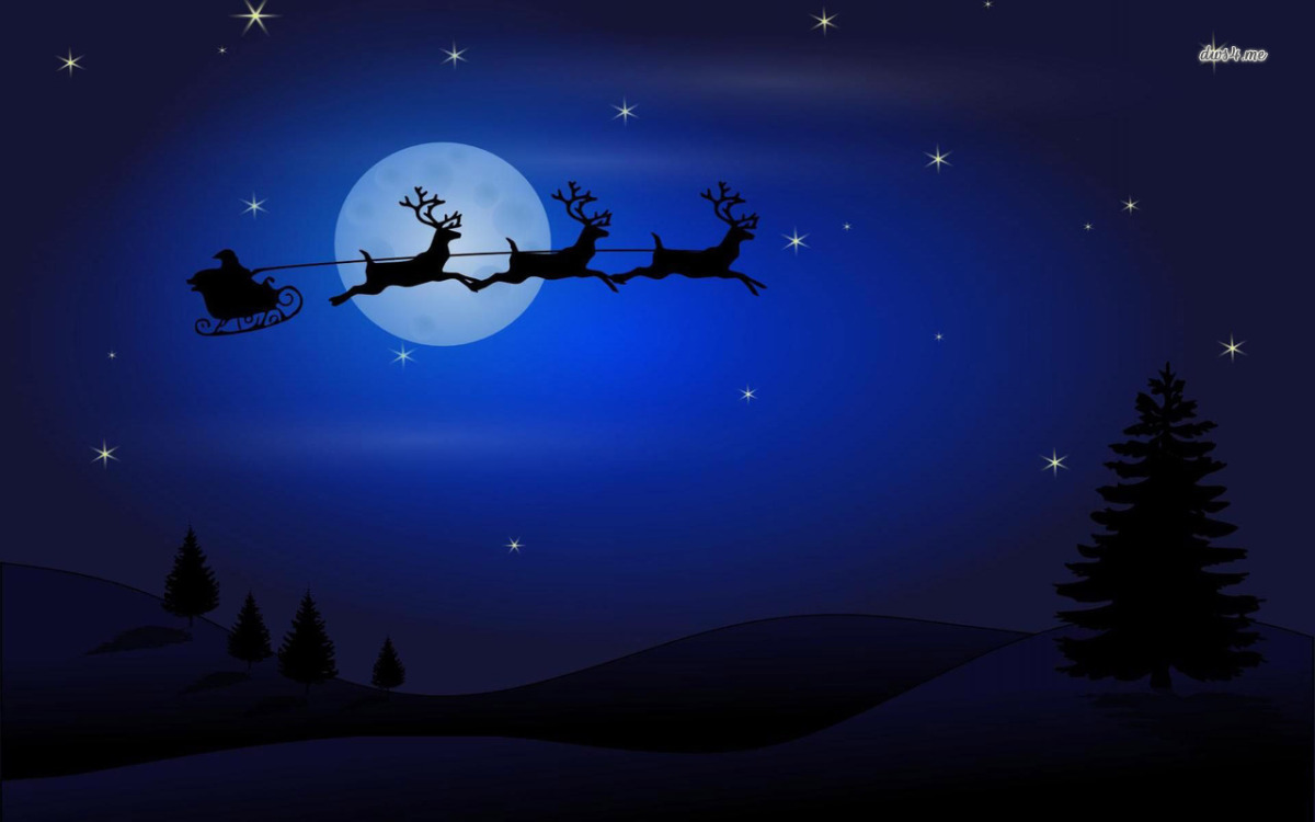 28954 christmas night sky 1280x800 holiday wallpaperjpgw1200