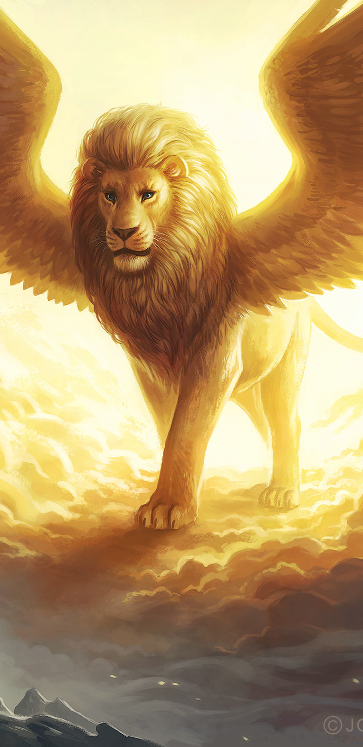 Galaxy Lion Wallpaper