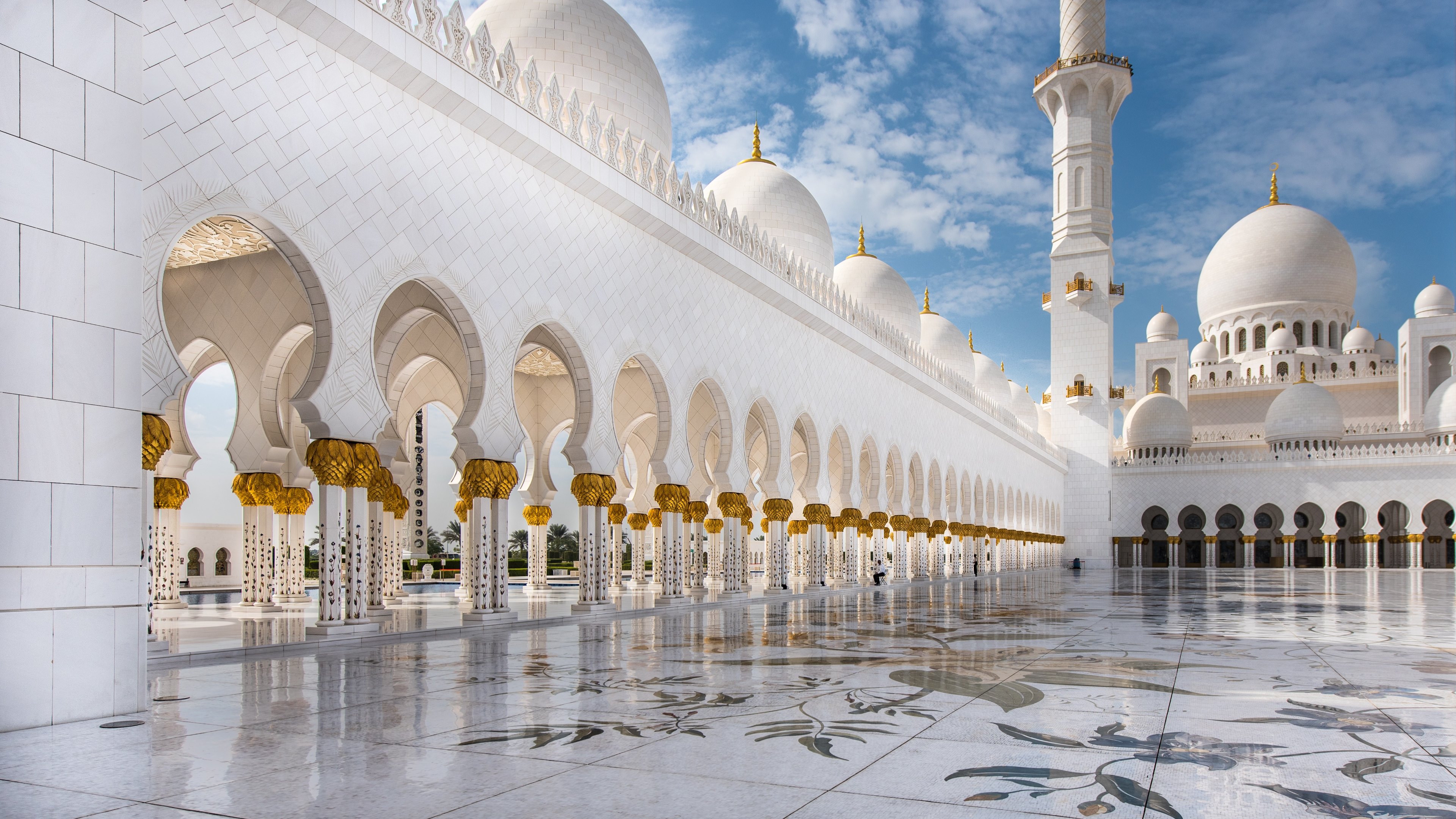Abu Dhabi Mosque Wallpaper HD
