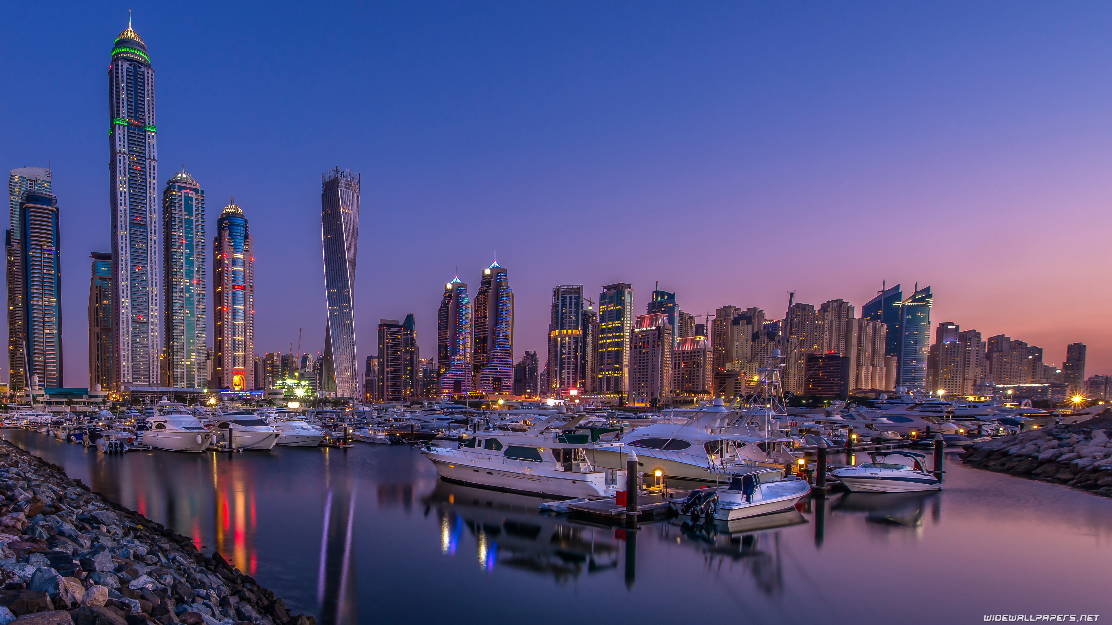 Dubai Live Wallpaper Cityscape Metropolitan Area City Skyline