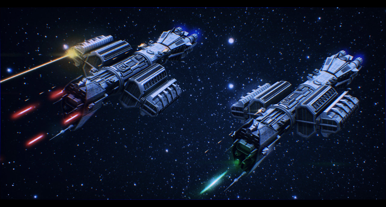 Babylon 5 Omega Destroyers At Battle   commission by AdamKop on 1280x689