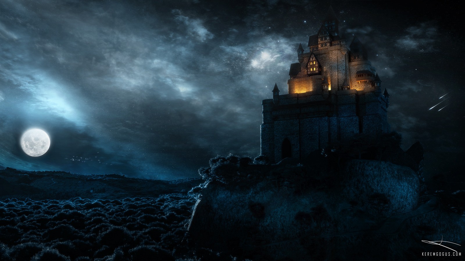 Fantasy Castle Wallpaper