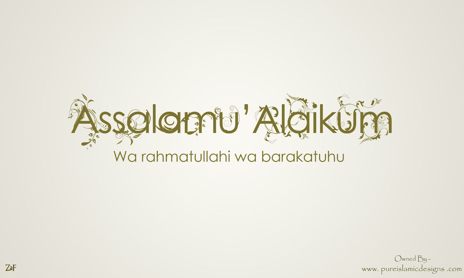 Assalamu Alaikum Islamic Wallpaper Resource