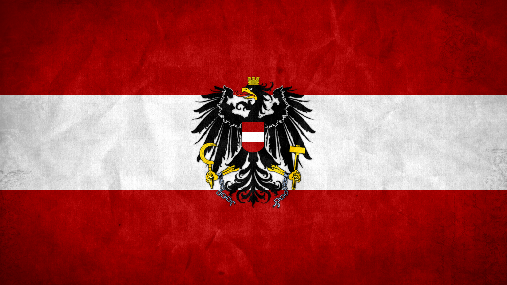 HD Austria Flag Wallpaper