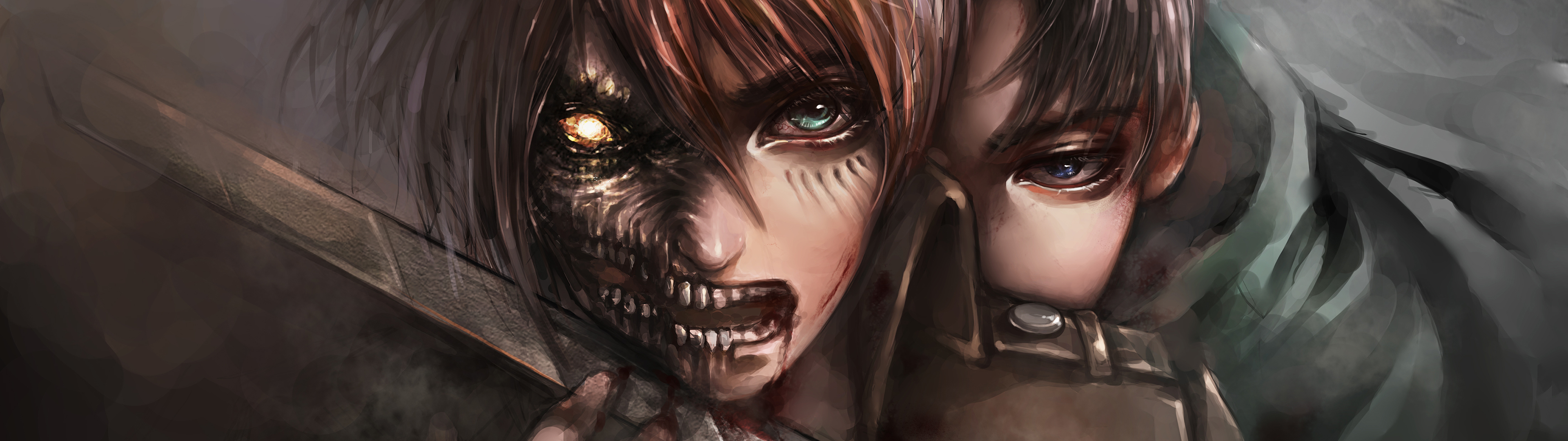 Anime Dual Monitor Wallpaper HD