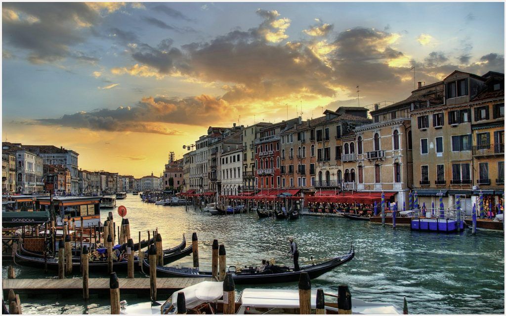 Venice Canals Landscape Italy Wallpaper