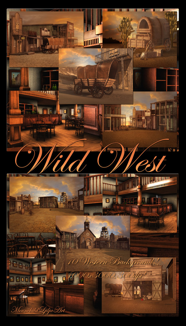 Wild West Backgrounds by moonchild ljilja on