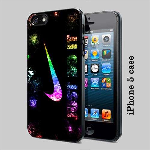 nike just do it wallpaper smoke paintball effect iPhone 5 Case