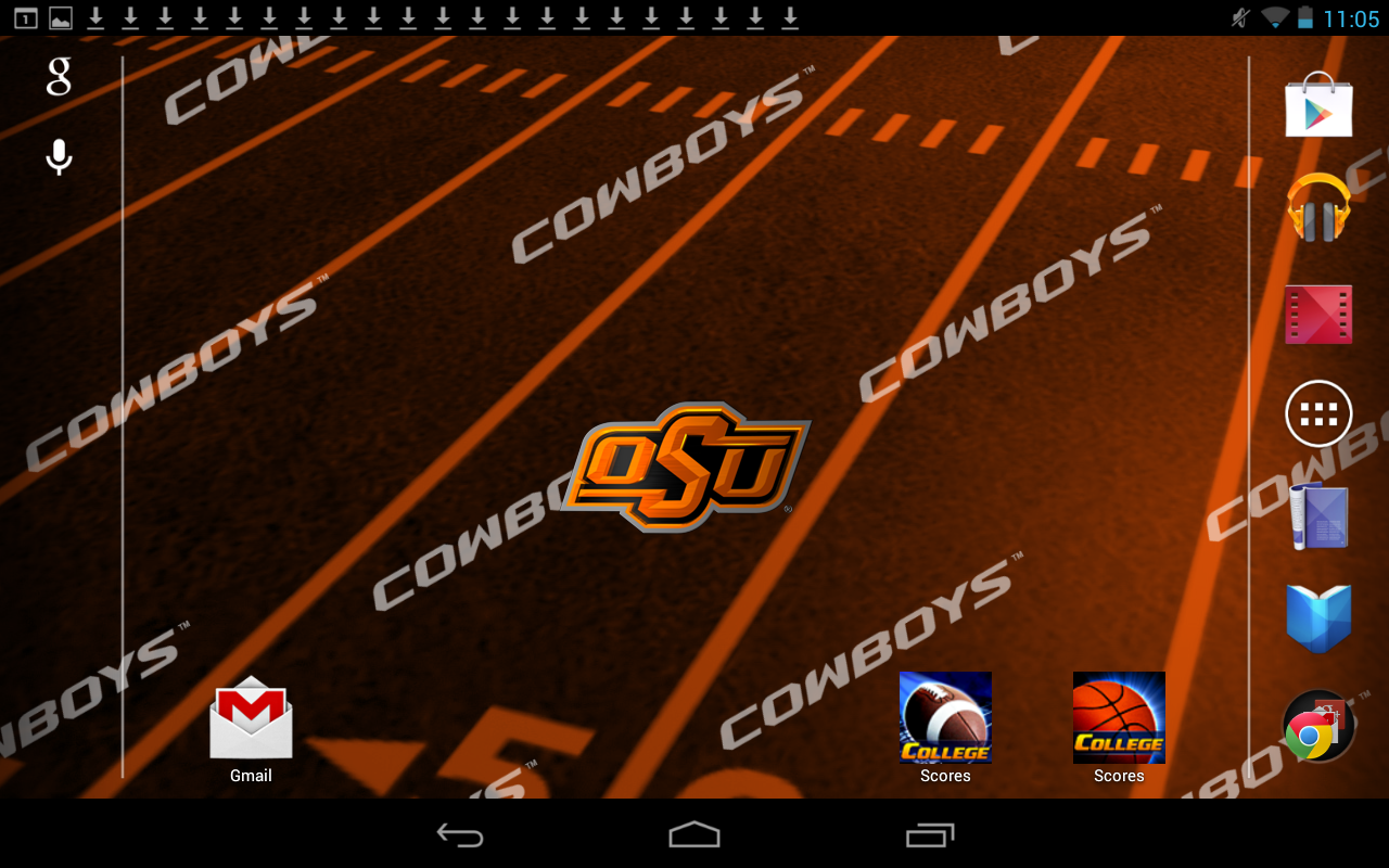 Officially Licensed Oklahoma State Cowboys Live Wallpaper With