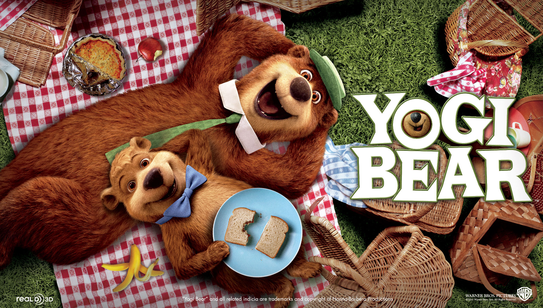 Yogi Bear And Boo Picnic Raid Movie Desktop Wallpaper