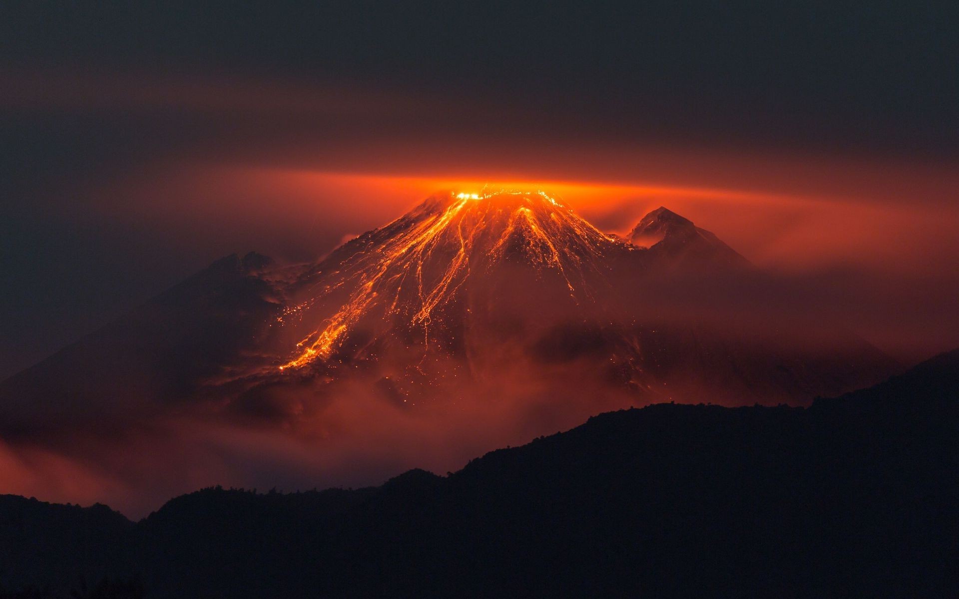 Photography Landscape Nature Lava Volcano Wallpaper HD