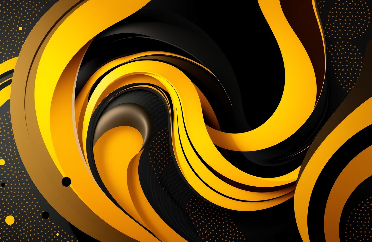Black And Yellow Hd Wallpaper