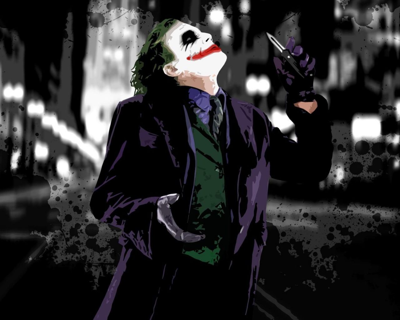 Dark Knight Joker Wallpaper Widescreen HD Resolution
