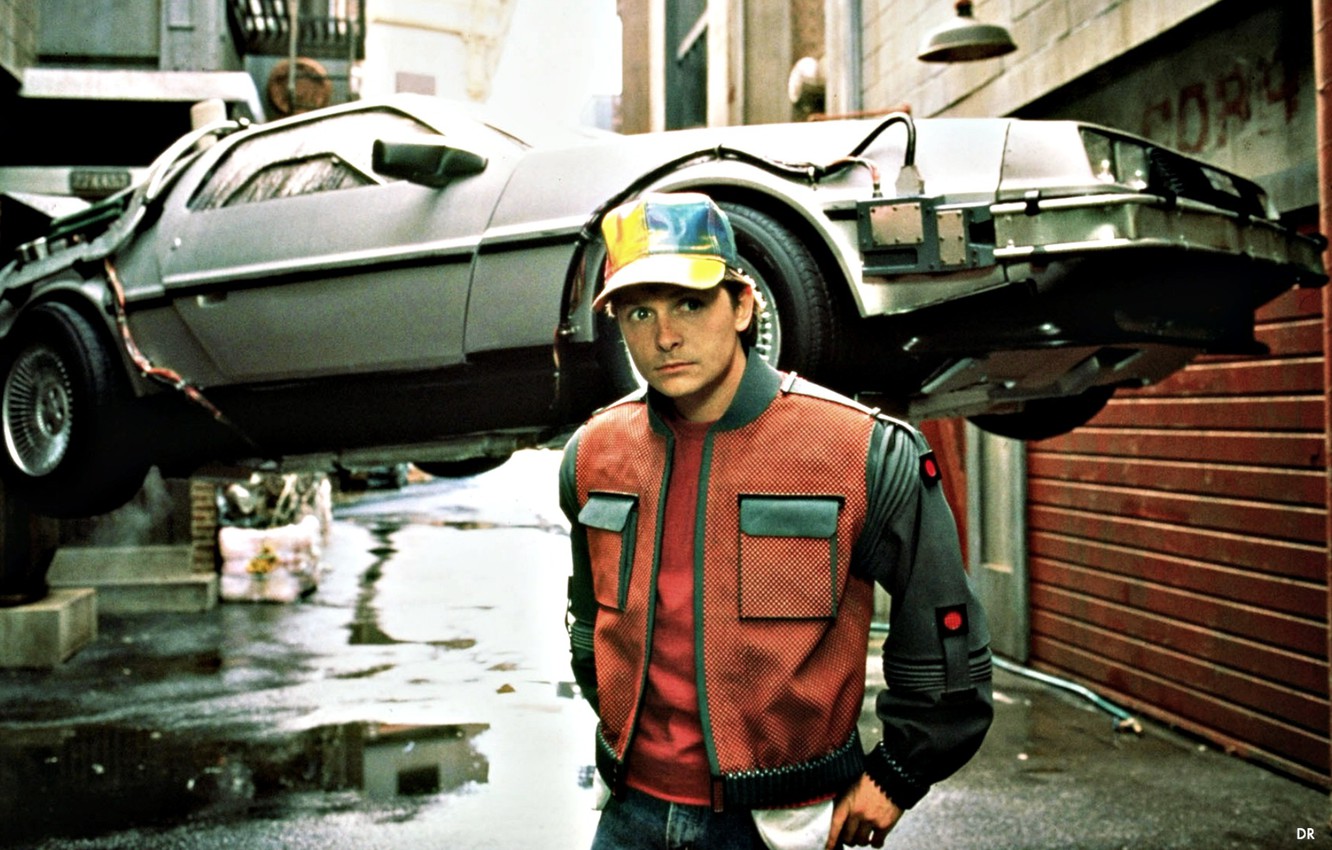 Wallpaper Car Future Back To The Brown Movie