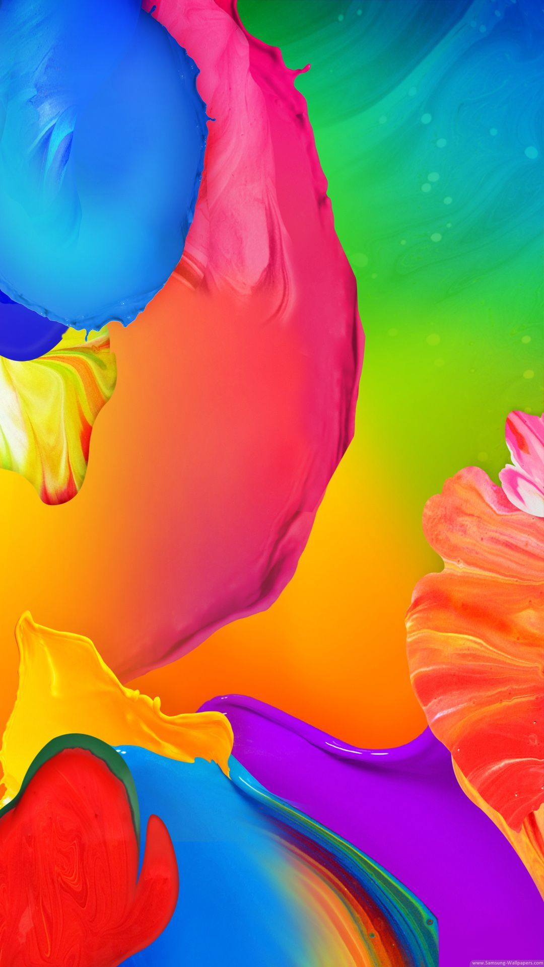 Samsung Colorful Wallpaper Top