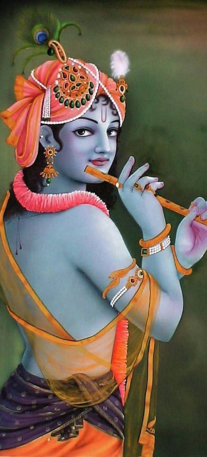 Krishna Phone Side Wallpaper