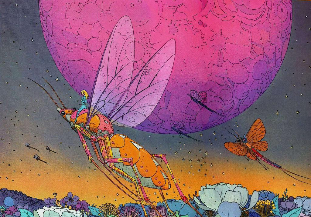 Science Fiction Artwork Traditional Art Moebius French Artist