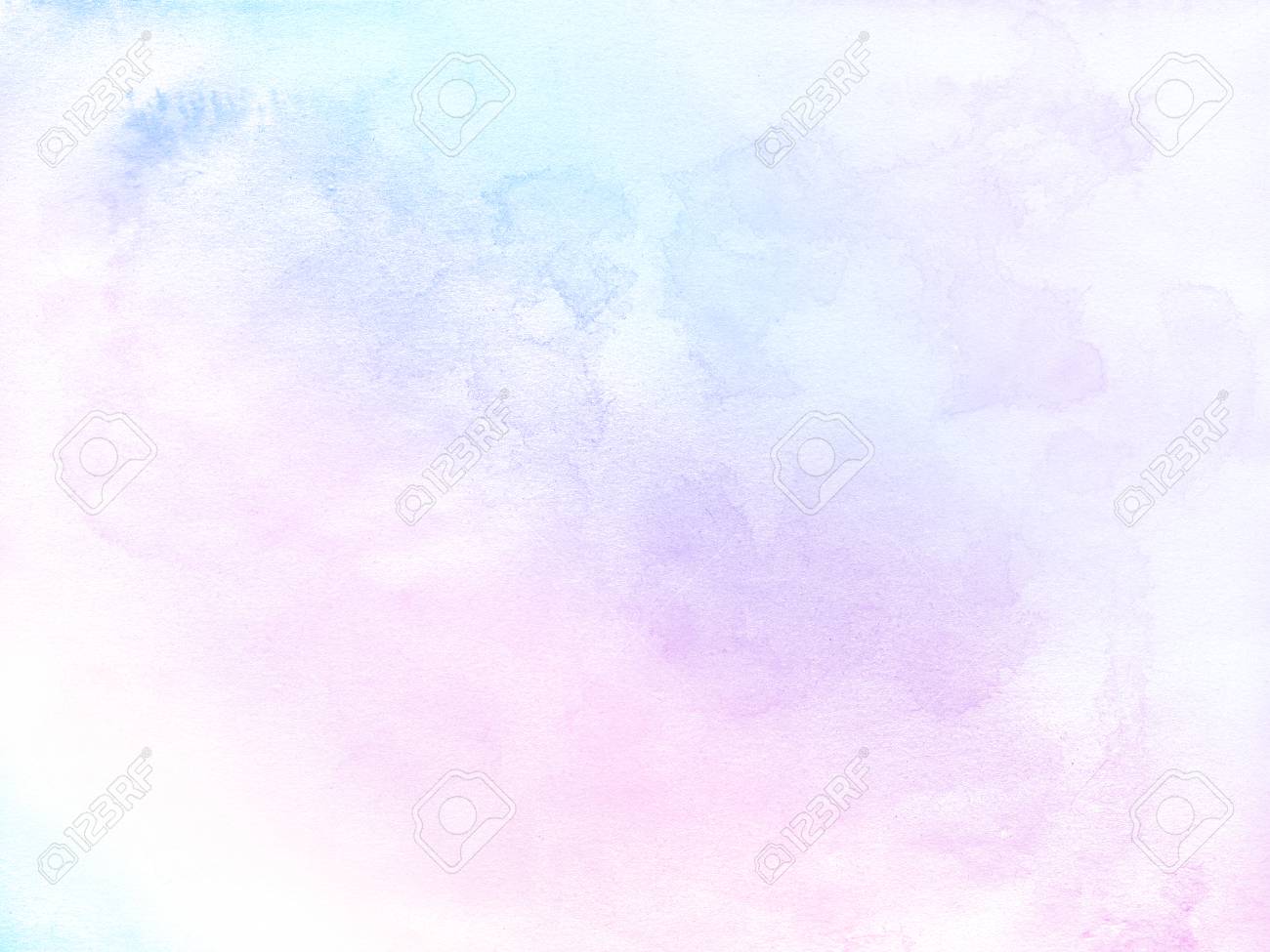 Abstract Pastel Watercolor Background Stock Photo Picture And