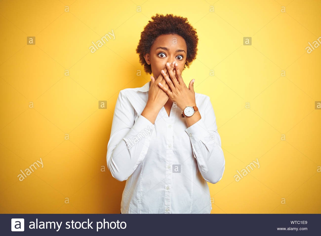 Free download African american business woman over isolated yellow ...