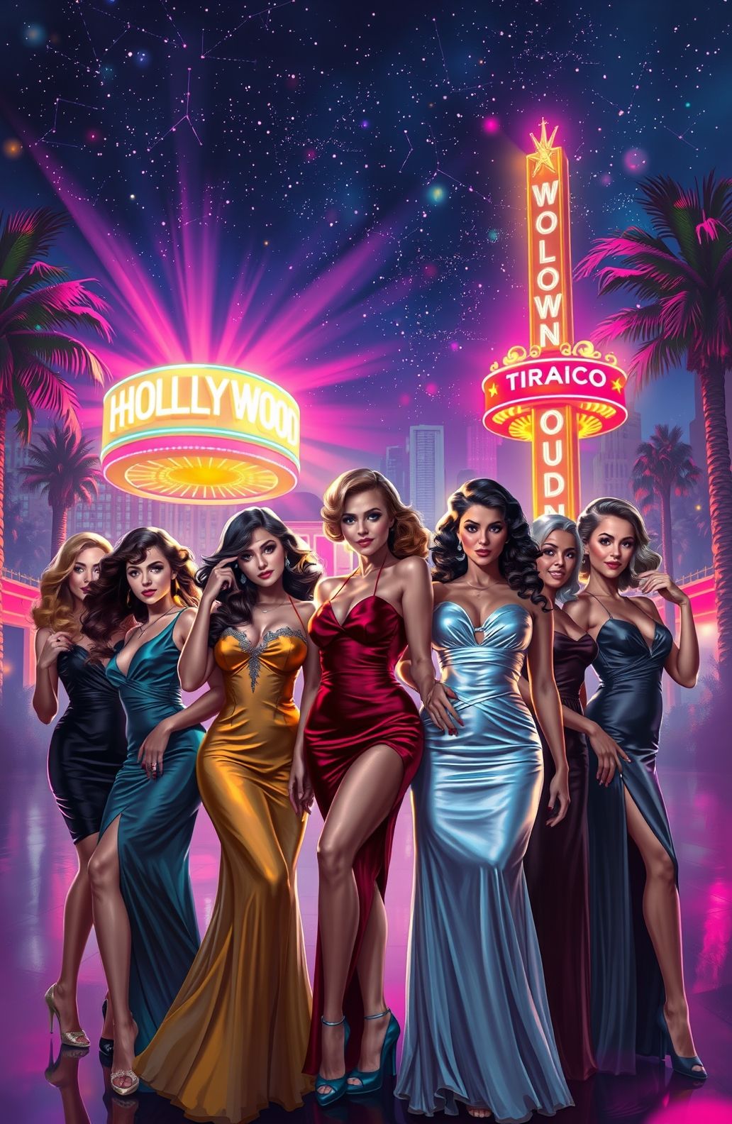 Hollywood Girls Wallpaper