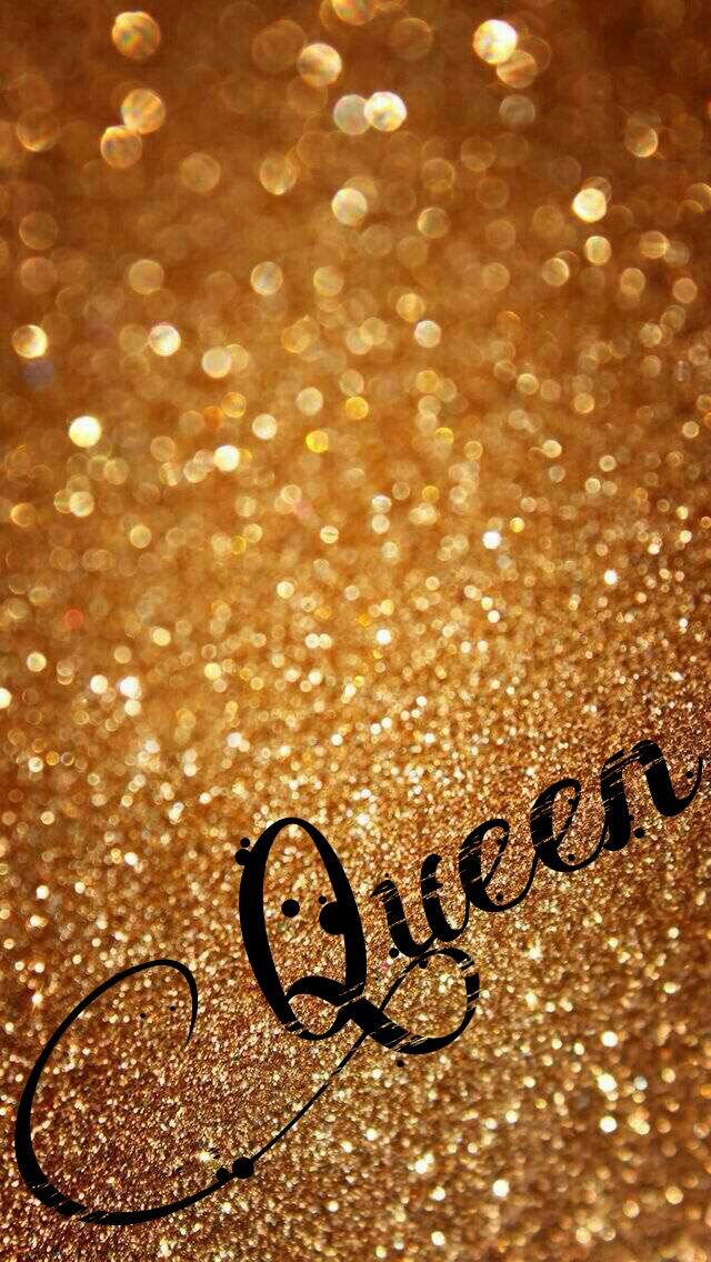 Gold Glitter Queen Wallpaper Screen Savers