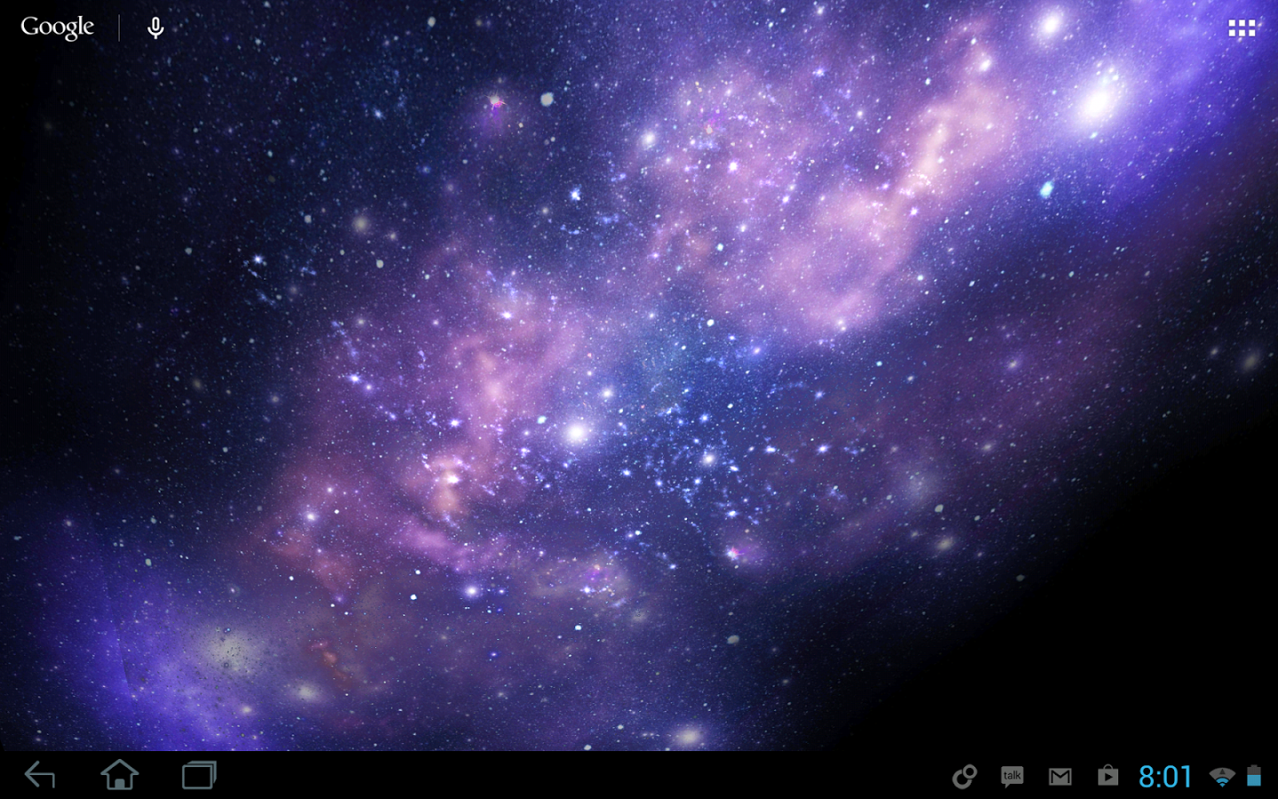Stunning Live Wallpaper Featuring A Spinning Spiral Galaxy Galactic