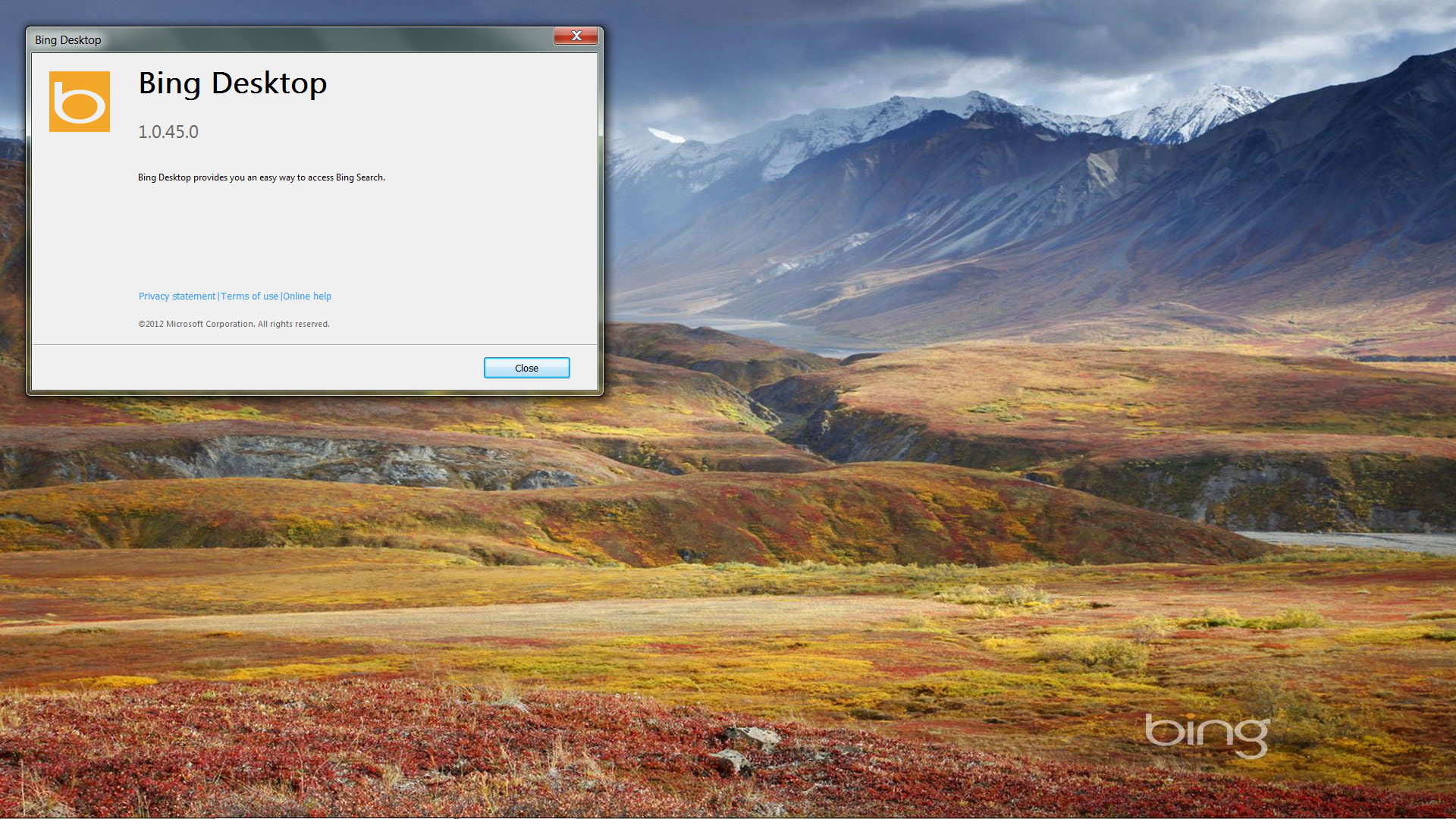 Install That Bing Desktop A Wallpaper