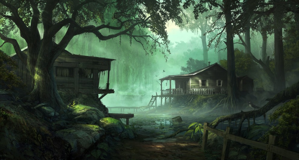 Swamp Fever Digital Paintings Fantasy Scenery Landscapescoolvibe
