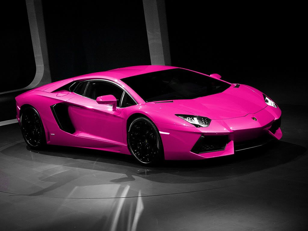 Pink Lamborghini Aventador Carflash Fightbreastcancer Cargasm