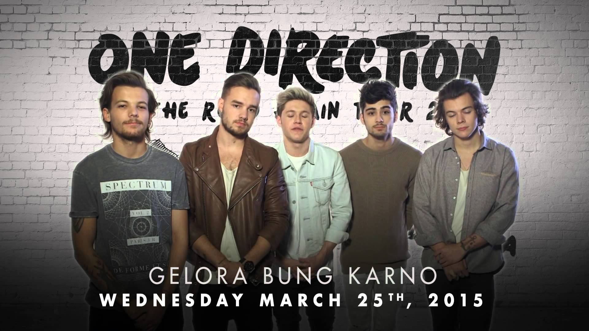 ONE DIRECTION 2015 Tour INDONESIA   1DINDO Announcement