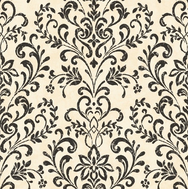 Neutral Country Damask Wallpaper Bolt By Brewster Home