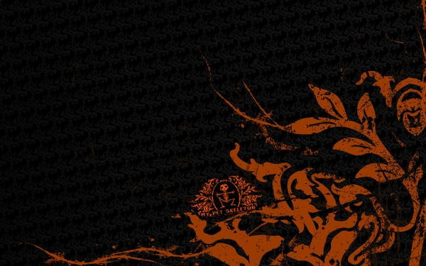  black artistic orange patterns Orange Wallpapers Free Desktop