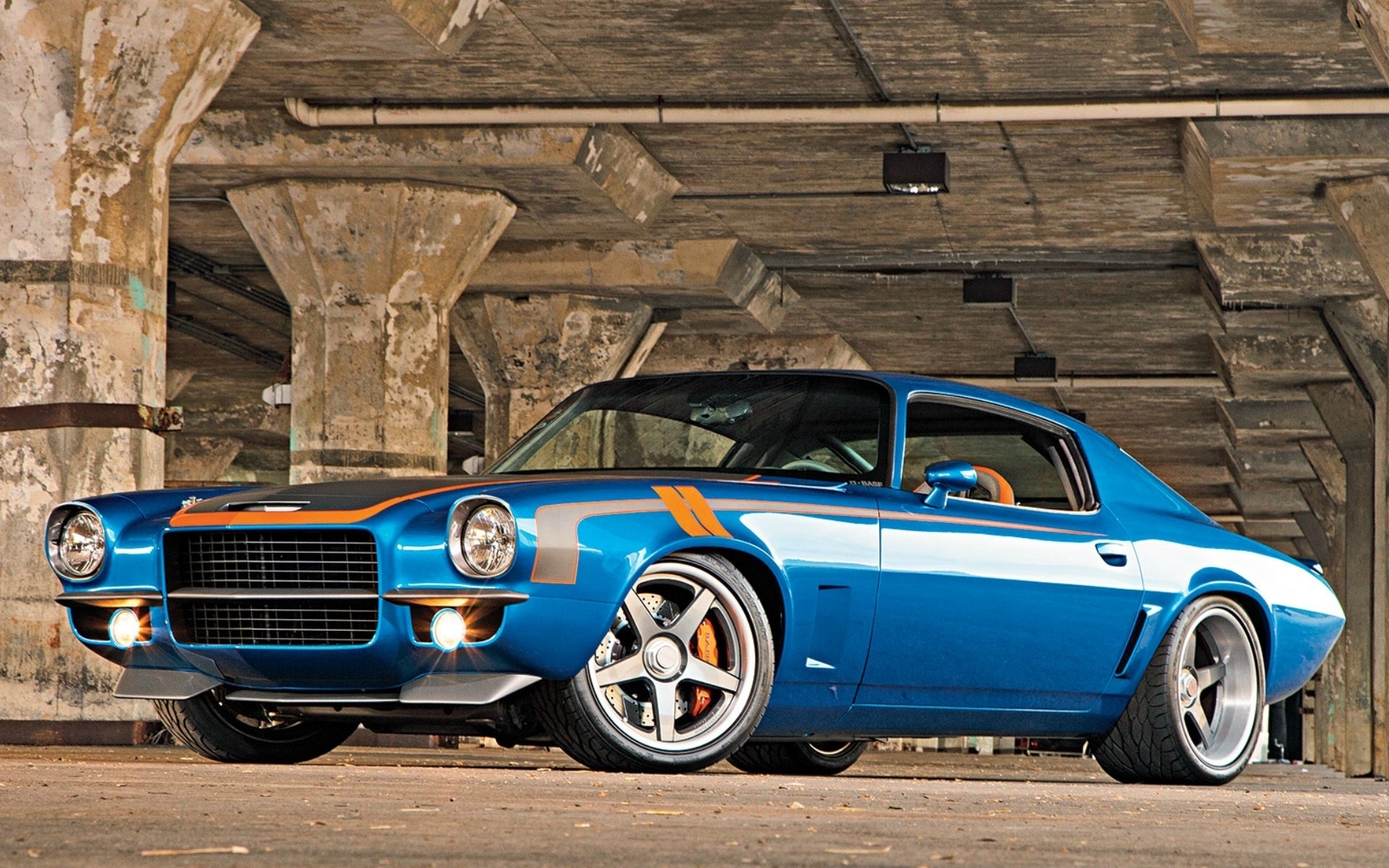 1971 tuning Chevrolet Camaro hot rod muscle cars wallpaper background 1920x1200