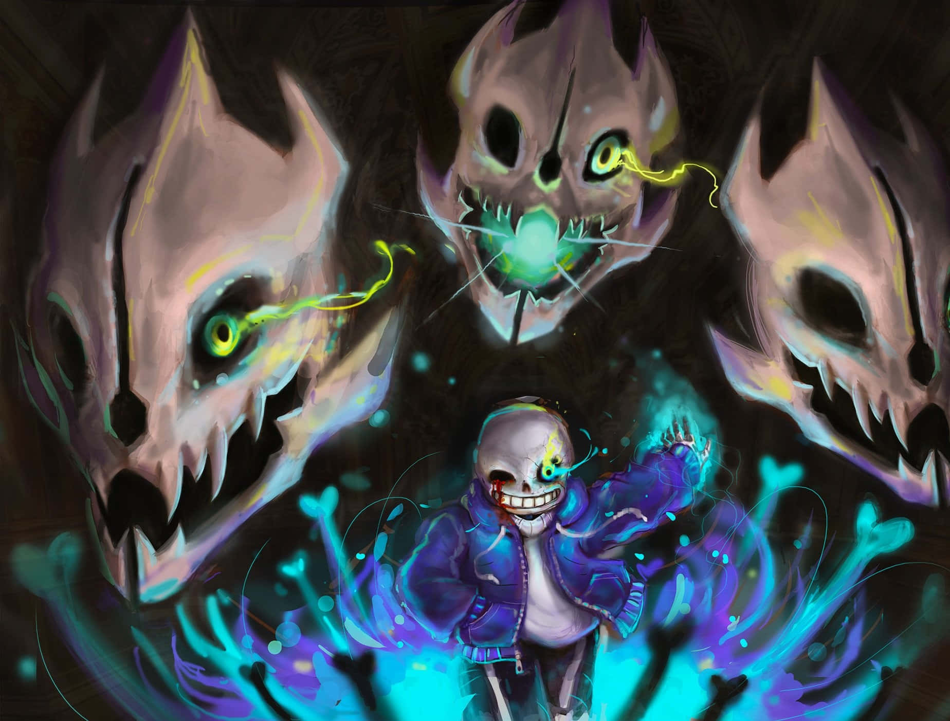 Sans Background Wallpaper