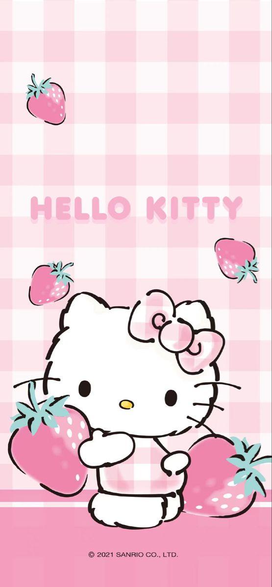 Ab On Hello Kitty iPhone Wallpaper