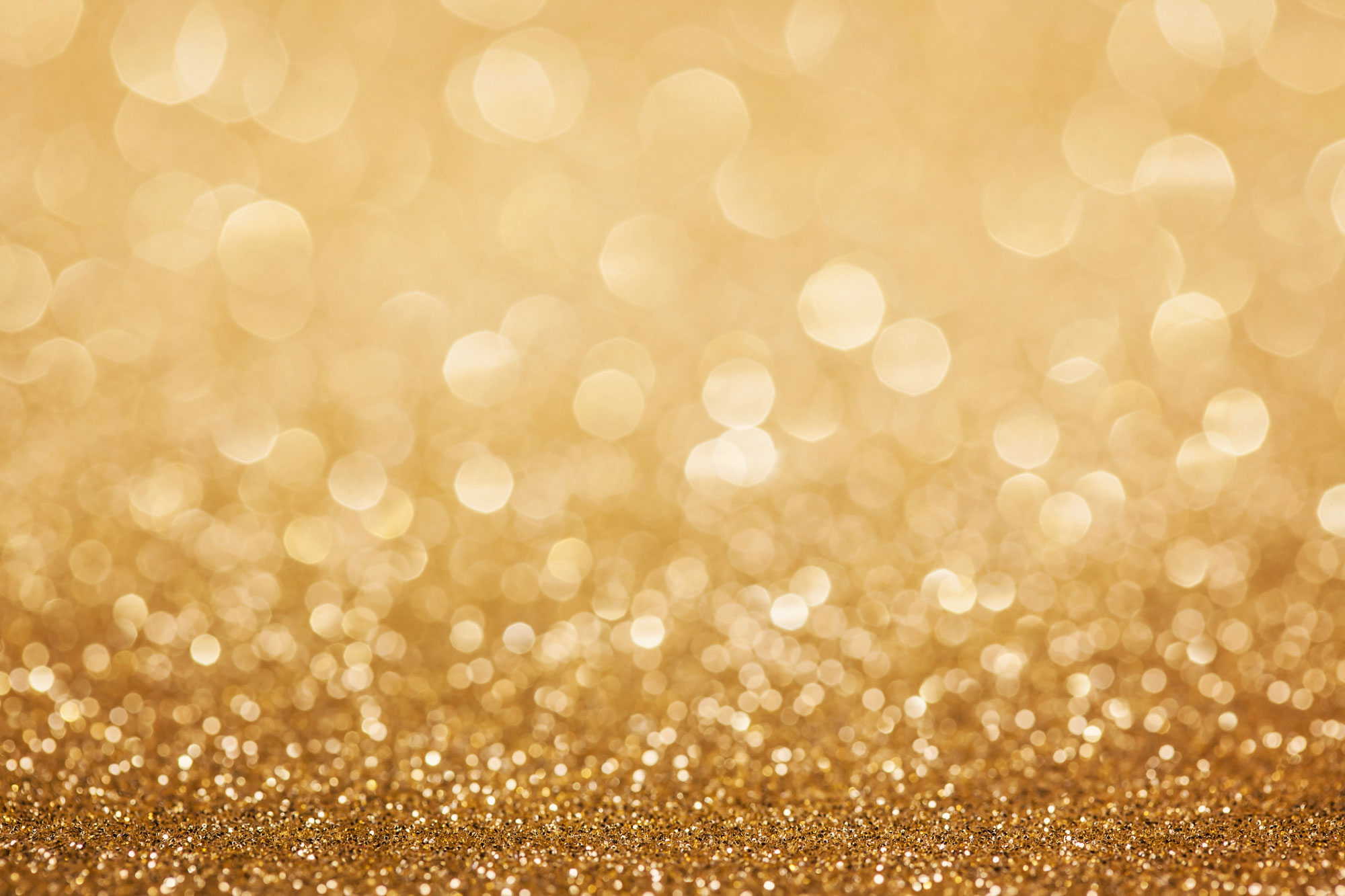 Gold Glitter Christmas Background