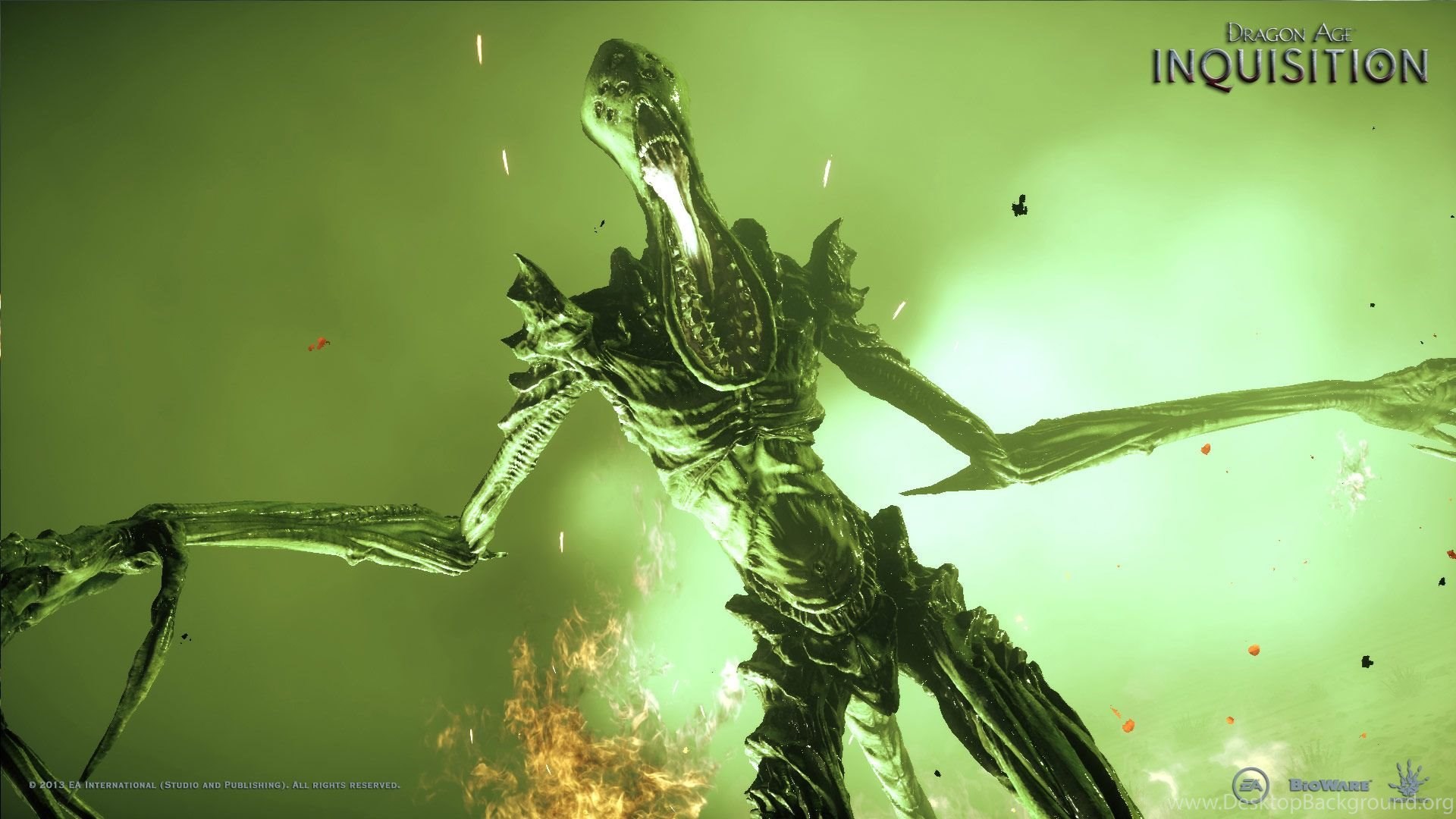 Darkspawn Dragon Age Inquisition Widescreen Wallpaper Desktop