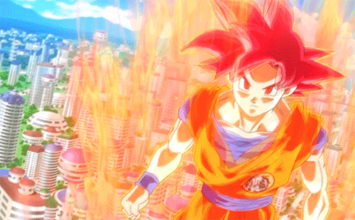 Goku Super Saiyan God Dragon Ball Z Photo