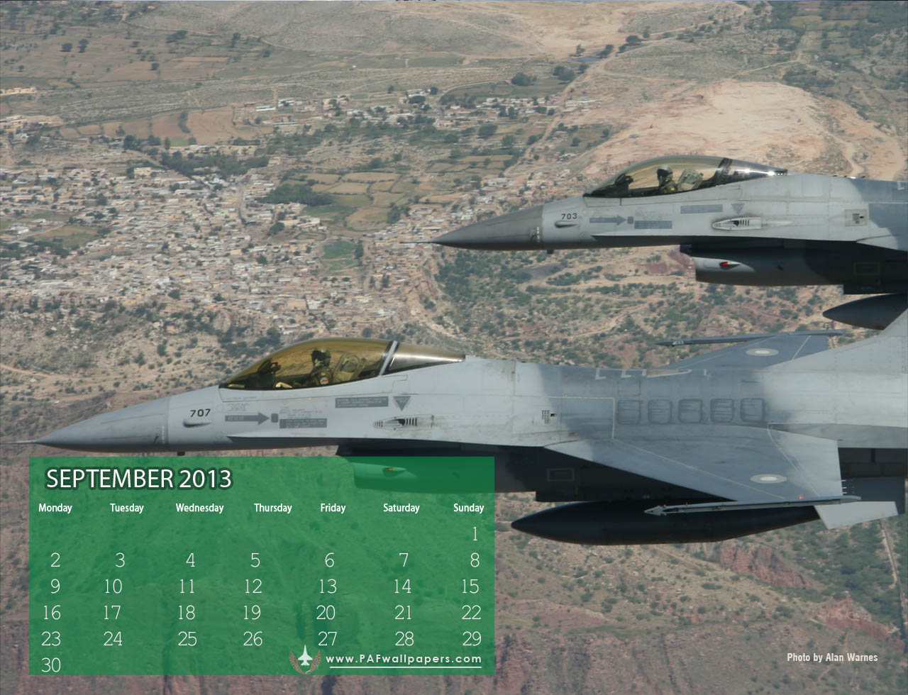 Paf Wallpaper Calendar Pakistan Air Force