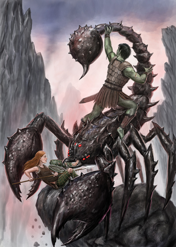 Wallpaper Scorpions Warriors Fantasy Battles